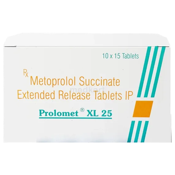 prolomet xl 25mg tablet 15's